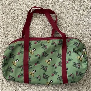 S-O-L-D. 
The Office Schrute Farms duffle bag